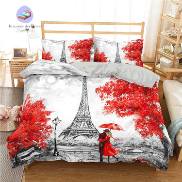 Housse de Couette Paris Amoureux